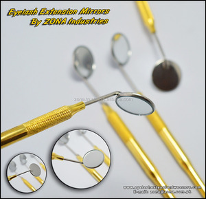 Venta caliente Silver Circle Eyelash Mirror Precio barato Lash Mirror Beauty Custom Eyelash Extension Mirror Tool - Product Image 4