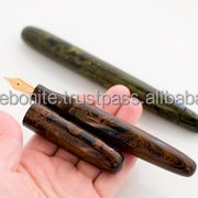 Japonés exquisita pluma fuente llamado NATSUME hecho de azul original ebonita inspirado por la tradicional ceremonia de té - Product Image 5