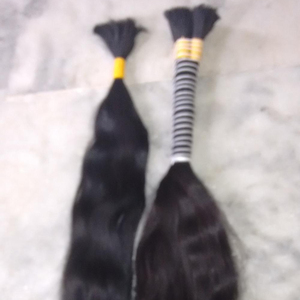 100% Unprocessed indian raw hairs High Quality Price Deep Wave Natgural 100% Indian Bulk Raw Hair for <b>Braiding</b> - Product Image 1