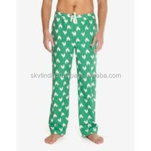 Pantalones de pijama de franela de algodón, diseño impreso - Product Image 1