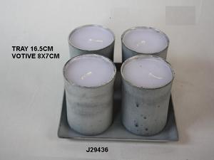 Portavelas con acabado de cobre en bruto en aluminio con portavelas de latón encerado decoración del hogar para fiesta boda hogar - Product Image 5