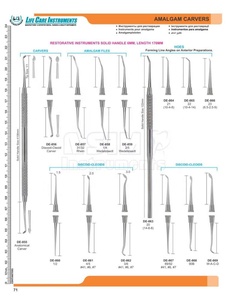 Escaladores dentales Instrumentos de amalgama dental hechos con acero inoxidable de alta calidad por Life Care Instruments - Product Image 1