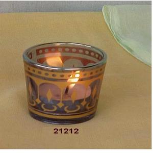 แก้วช็อต Votive แก้วหลากสี Votive ผู้ถือเทียน Tealight ผู้ถือห้องนั่งเล่น - Product Image 1