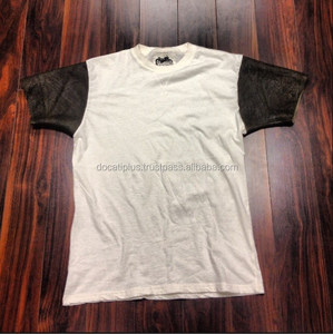 เสื้อยืดหนังแท้สำหรับผู้ชายสั่งทำตามแบบ - Product Image 4