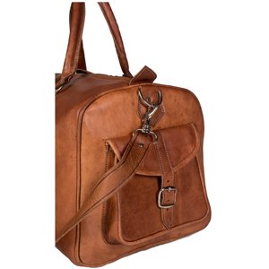 กระเป๋าเดินทางหนังแท้โมร็อกโก ปี 2019 สำหรับค้างคืน หรือเดินทางสั้นๆ ขึ้นเครื่องบิน - Product Image 4