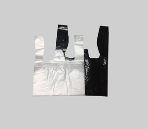 black and white t-shirt poly bags made in Vietnam - Product Image 1