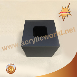 Boîte à mouchoirs en acrylique à rabat personnalisée, porte-serviettes en lucite à couvercle rabattable, tiroir et plateau pour boîte à mouchoirs Boutique - Product Image 1