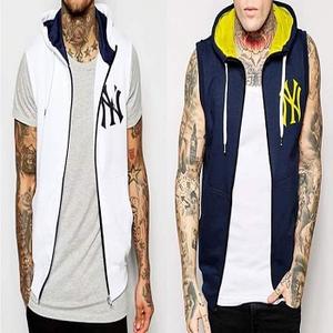 Customized <b>Men's</b> Waterproof Anti-Wrinkle Knitted Lined <b>Short</b> <b>Sleeve</b> Gym Zipper Pocket <b>Hoodie</b> - Product Image 1