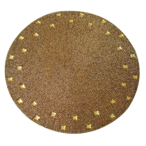 Diseño de tendencia de moda de alta calidad, nuevos manteles individuales dorados personalizados para hoteles, bodas, restaurantes - Product Image 1