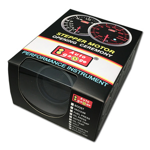 Manomètre de pression de turbo électrique avec affichage blanc et rétroéclairage LED bleu pour la réglage automobile - Product Image 5
