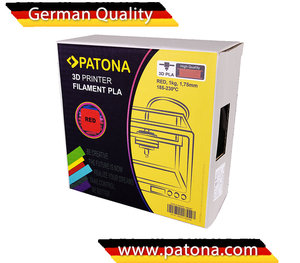 PATONA 1.75มม. 3D เครื่องพิมพ์สีแดง: วัสดุ PLA - Product Image 4