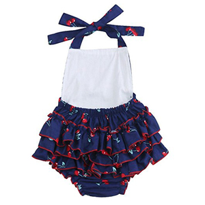 Cotton Summer Baby Girl Romper Good Quality - Product Image 1