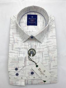 โมเดิร์นหรูหราล่าสุดแฟชั่นผ้าฝ้ายเสื้อการออกแบบรูปแบบใหม่ที่มีคุณภาพสูงแขนยาวผู้ชายเสื้อ - Product Image 3