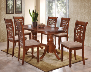 Juego de Comedor, Juego de Comedor de Madera, Conjunto de Muebles de Comedor de Madera - Product Image 1