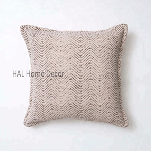 Hand Block Printed Cotton <b>Cushion</b> Cover Decorative Throw Pillow Case Wholesale <b>Indian</b> <b>Cushion</b> Cover - Product Image 1