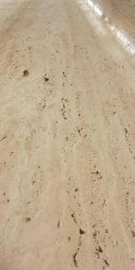 Carreaux de pierre décoratifs en travertin à veinage coupé, remplis de résine transparente, pierre naturelle pour mur, sol, cuisine, extérieur, poli - Product Image 4