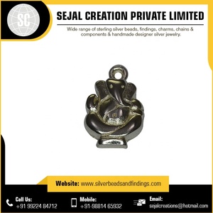 Charme en argent sterling avec cœur uni de l'Inde Charmes en argent sterling Charm chaîne en argent sterling - Product Image 6