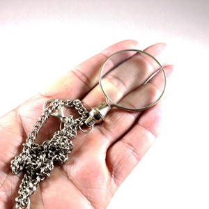 Nautical NICKEL Silver 2 "แว่นขยายเลนส์แบบพกพาทองเหลือง carabiner ส่งเสริมการขายพร้อม SAIKC742ห่วงกุญแจ - Product Image 6