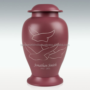 Leaves Bronze <b>Funeral</b> Urn <b>Funeral</b> <b>Supplies</b> by Brassworld India - Product Image 6