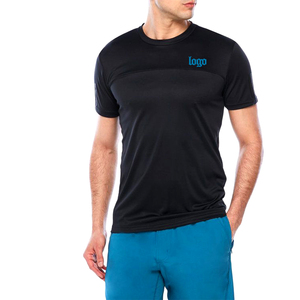 T-shirts de sport pour hommes musclés, vêtements de fitness, t-shirts personnalisés, marque personnalisée, manches courtes, service OEM, t-shirts vierges pour adultes - Product Image 5