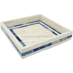 คอนโซลถาดสำหรับการเข้าและใช้ในบ้านไร่ถาดฝังกระดูกไม้แบบดั้งเดิมงานแฮนด์เมด - Product Image 5