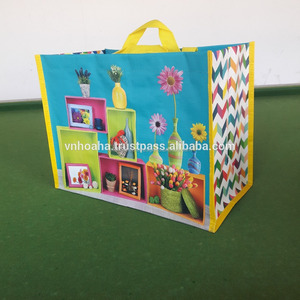 ถุงช้อปปิ้งผ้า PP พร้อมหูหิ้วแบบสาย PP ขนาด 36x27x20 ซม. สีปรับแต่งได้ ใช้งานสะดวกและดีไซน์สวยงาม - Product Image 1