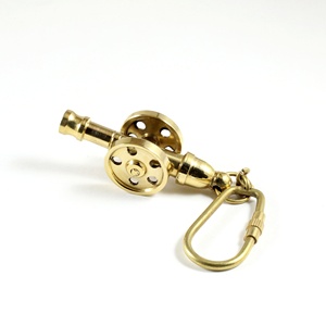 Hải lý Đồng Lớn pháo Keychain với vòng lặp khuyến mại Carabiner cho các phím - Product Image 4