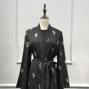 2018-2019 Custom มุสลิมสตรี Abaya ดูไบ Kaftan Robe Kimono - Product Image 2