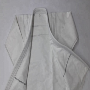 Vente en gros 100% coton 450gsm perle armure BJJ Kimono personnalisé blanc brésilien Jiu Jitsu GIs Rash Guard MMA vêtements d'arts martiaux - Product Image 2
