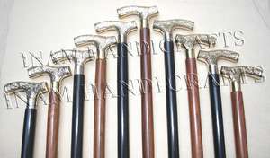 Canne de marche en bois avec poignée en laiton Derby / Canne de marche en bois avec poignée Derby en laiton / Canne de marche pour personnes âgées - Product Image 2