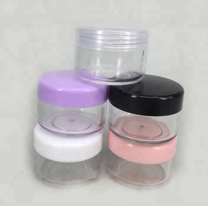 ขวดเครื่องสำอางพลาสติกใสขนาดเล็ก15กรัมพร้อมฝาหลากสีความจุ15มล. สำหรับดูแลผิวหน้าครีมบำรุงผิว - Product Image 1