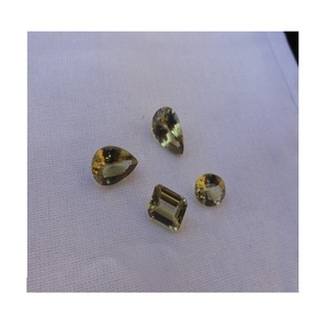 สร้อยรูปหัวใจทำจากพลอยธรรมชาติสีเขียวแบบตุรกี100กะรัตเพชรธรรมชาติสีขาวชมพูแดง - Product Image 1