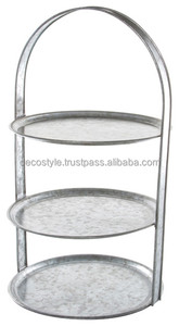 Galvanized 3 tier cake <b>stand</b> - Product Image 6