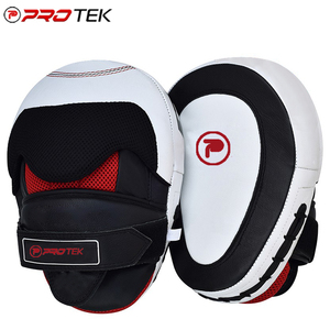 Almohadillas de enfoque de boxeo de cuero de vaca duraderas auténticas Ayudas de entrenamiento de cuero genuino - Product Image 2