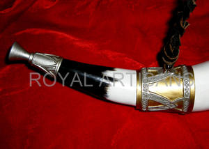 เขาสัตว์เป่าลมแบบไวกิ้ง / เขาสัตว์เป่าลมแบบบัฟฟาโล / เขาสัตว์เป่าลมแบบกอนดอร์ - งานศิลปะสัตว์ทางทะเลแบบแกะสลักและของสะสม - Product Image 4