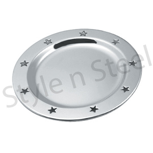 Dessous de verre étoilé en acier inoxydable avec design étoilé Accessoires de vaisselle Dessous de verre au prix de gros tasse - Product Image 1