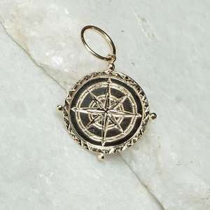 Colgante de oro de 14 quilates y oro de 14 quilates, joyería hecha a mano, color amarillo, 2023 - Product Image 2