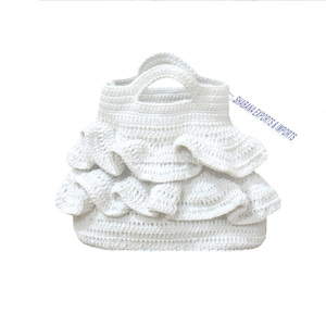 Personnaliser À La Main Sacs À Bandoulière Dames Crochet Macramé Sac Fourre-Tout - Product Image 5