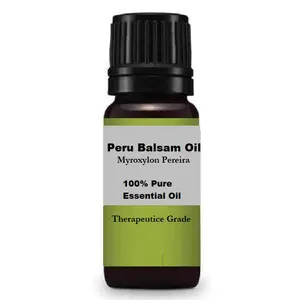 Migliore qualità balsamo perù olio esportatori sfusi distillato a vapore olio di balsamo puro al 100%-AROMAAZ INTERNATIONAL