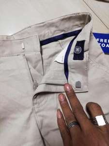 Lotes en stock de Bangladesh de la mejor calidad, etiquetas de marca, botón de plástico de algodón para niños, cinturón con cremallera, lazo de punto, informal, ecológico - Product Image 2