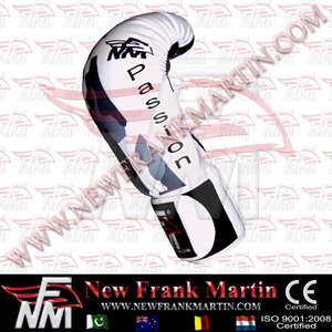 ถุงมือหนังซ้อมมวยสีดำสีเทาสำหรับเด็กและผู้ใหญ่ - Product Image 3