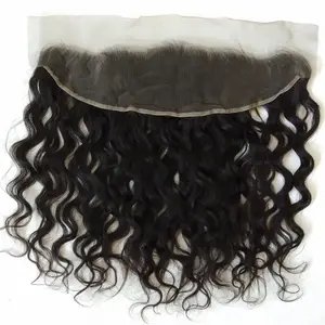 High Quality Unprocessed Raw wavy lace frontal 13*4 100% raw human hair export at wholesale price