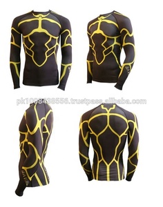 T-shirts de sport personnalisés imprimés par sublimation, rashguard MMA, brassière de sport, rashguard de fitness, vêtements de sport athlétiques - Product Image 6