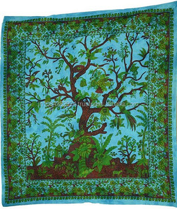 Reine Nature Imprimé Mandala Tapisseries Style Indien Dortoir Décoratif Tenture Murale - Product Image 1