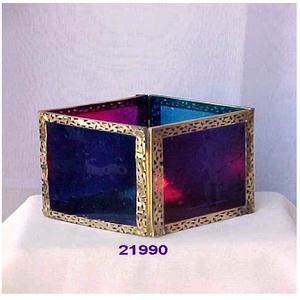 Bougeoir votif en laiton Antique, porte-bougie - Product Image 1