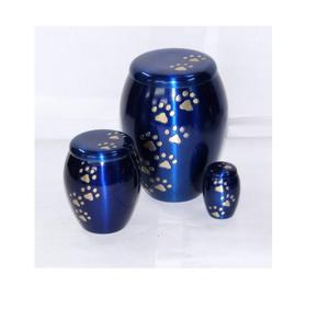 โกศใส่ศพสำหรับสัตว์เลี้ยงทำจากทองเหลืองพิมพ์ลายอุ้งเท้า - Product Image 6