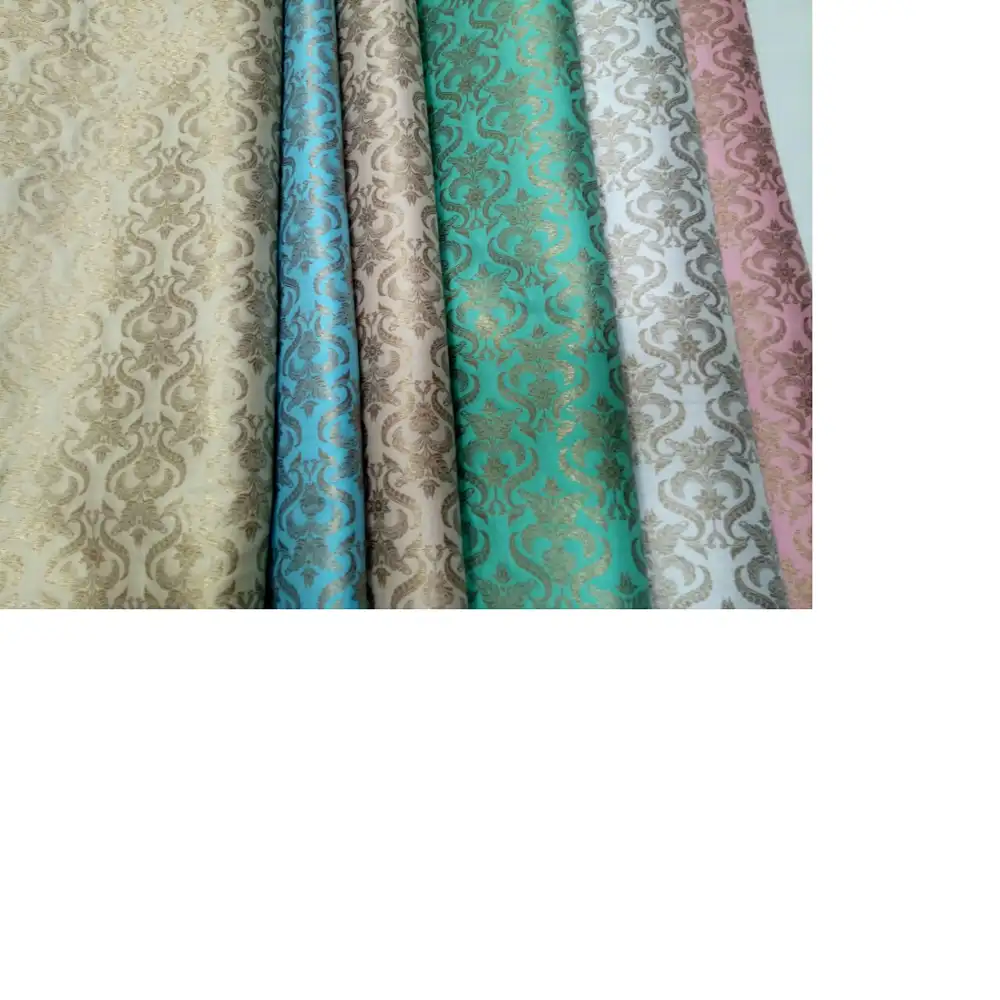 الحرير الديباج النسيج ضخم تشكيلات من لون طرق وأنماط مناسبة ل فستان الزفاف المصممين للمنسوجات المنزلية