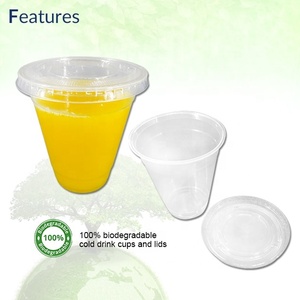 [Handy-Age]-vasos y tapas desechables para bebidas frías PLA (HK4100-001) - Product Image 3