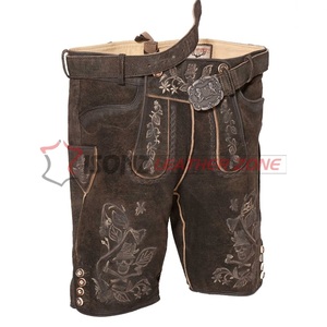 Unisex Lederhose Bavarian Garments Trachten <b>Long</b> Pant Oktoberfest Club <b>Shorts</b> Plus Size Feature Printed Trachten Bavarian Style - Product Image 1