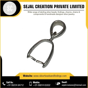 Colgante de Plata de Ley 925, cierre de fianza, hallazgo y componente de joyería - Product Image 4